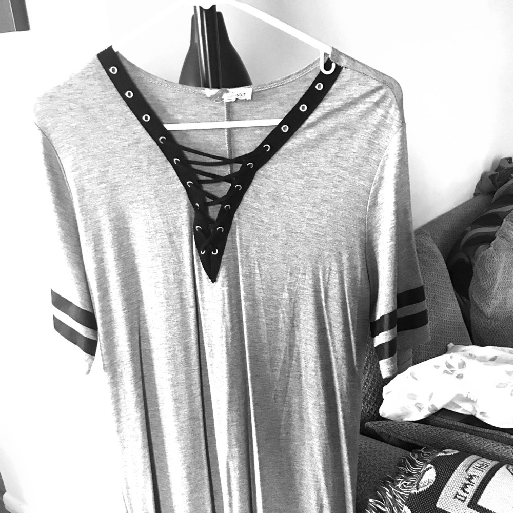 Lazy day T-shirt dress